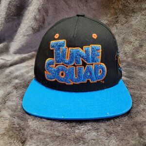 Tune Squad Space Jam A New Legacy Black & Blue Snapback Cap Hat